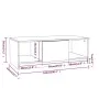 Mesa de centro madera de ingeniería roble marrón 102x50x36 cm de vidaXL, Mesas de centro - Ref: Foro24-817080, Precio: 59,99 ...
