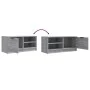 Mueble para TV madera contrachapada gris Sonoma 80x35x36,5 cm de vidaXL, Muebles TV - Ref: Foro24-817119, Precio: 50,14 €, De...