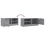 TV-Schrank aus grauem Sonoma-Sperrholz, 80 x 35 x 36,5 cm von vidaXL, TV-Möbel - Ref: Foro24-817119, Preis: 50,83 €, Rabatt: %