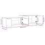 TV-Schrank aus grauem Sonoma-Sperrholz, 158,5 x 36 x 45 cm von vidaXL, TV-Möbel - Ref: Foro24-817124, Preis: 72,75 €, Rabatt: %
