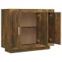 Sideboard aus geräuchertem Eichensperrholz, 92 x 35 x 75 cm von vidaXL, Sideboards - Ref: Foro24-817240, Preis: 76,01 €, Raba...