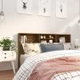 Mueble cabecero color roble ahumado 180x19x103,5 cm de vidaXL, Cabeceros y pies de cama - Ref: Foro24-817255, Precio: 65,62 €...