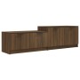 TV-Schrank aus braunem Eichensperrholz, 158,5 x 36 x 45 cm von vidaXL, TV-Möbel - Ref: Foro24-817125, Preis: 74,29 €, Rabatt: %