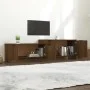 Mueble de TV madera contrachapada roble marrón 158,5x36x45 cm de vidaXL, Muebles TV - Ref: Foro24-817125, Precio: 73,37 €, De...