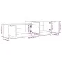 TV-Schrank aus braunem Eichensperrholz, 158,5 x 36 x 45 cm von vidaXL, TV-Möbel - Ref: Foro24-817125, Preis: 73,37 €, Rabatt: %
