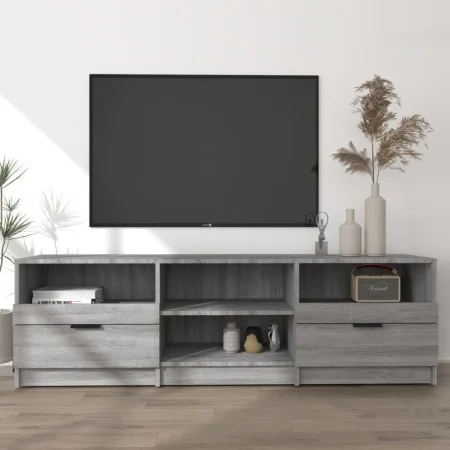 TV-Schrank aus grauem Sonoma-Sperrholz, 150 x 33,5 x 45 cm von vidaXL, TV-Möbel - Ref: Foro24-817115, Preis: 90,87 €, Rabatt: %