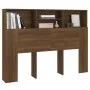 Mueble cabecero color roble marrón 140x19x103,5 cm de vidaXL, Cabeceros y pies de cama - Ref: Foro24-817251, Precio: 80,11 €,...