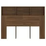 Mueble cabecero color roble marrón 140x19x103,5 cm de vidaXL, Cabeceros y pies de cama - Ref: Foro24-817251, Precio: 80,11 €,...