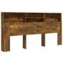 Armario cabecero roble ahumado 200x19x103,5 cm de vidaXL, Cabeceros y pies de cama - Ref: Foro24-817258, Precio: 93,84 €, Des...