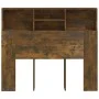Smoked oak headboard furniture 120x19x103.5 cm by vidaXL, Headboards and footboards - Ref: Foro24-817246, Price: 48,30 €, Dis...