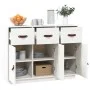 Sideboard aus massivem weißem Kiefernholz, 100 x 40 x 75 cm von vidaXL, Sideboards - Ref: Foro24-820148, Preis: 146,87 €, Rab...