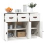 Sideboard aus massivem weißem Kiefernholz, 100 x 40 x 75 cm von vidaXL, Sideboards - Ref: Foro24-820148, Preis: 148,52 €, Rab...