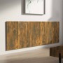 Wandkopfteil aus geräuchertem Eichensperrholz, 240 x 1,5 x 80 cm von vidaXL, Kopf- und Fußteile - Ref: Foro24-816979, Preis: ...