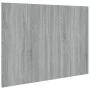 Cabecero de cama madera contrachapada gris Sonoma 120x1,5x80 cm de vidaXL, Cabeceros y pies de cama - Ref: Foro24-816971, Pre...
