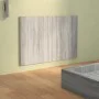 Cabecero de cama madera contrachapada gris Sonoma 120x1,5x80 cm de vidaXL, Cabeceros y pies de cama - Ref: Foro24-816971, Pre...
