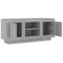 Sonoma gray plywood TV cabinet 102x35x45 cm by vidaXL, TV Furniture - Ref: Foro24-817226, Price: 77,32 €, Discount: %