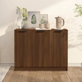 Anrichte aus eichenbraunem Sperrholz 90,5x30x70 cm von vidaXL, Sideboards - Ref: Foro24-817026, Preis: 87,28 €, Rabatt: %