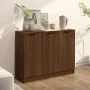 Anrichte aus eichenbraunem Sperrholz 90,5x30x70 cm von vidaXL, Sideboards - Ref: Foro24-817026, Preis: 85,58 €, Rabatt: %
