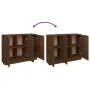 Anrichte aus eichenbraunem Sperrholz 90,5x30x70 cm von vidaXL, Sideboards - Ref: Foro24-817026, Preis: 85,58 €, Rabatt: %