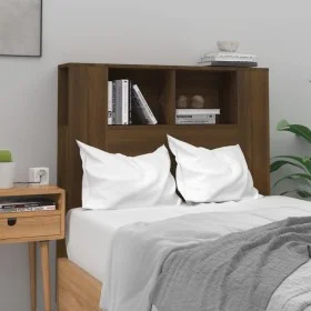 Oak brown headboard cabinet 100x18.5x104.5 cm by vidaXL, Headboards and footboards - Ref: Foro24-817266, Price: 75,95 €, Disc...