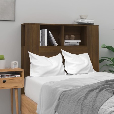 Armario cabecero marrón roble 100x18,5x104,5 cm de vidaXL, Cabeceros y pies de cama - Ref: Foro24-817266, Precio: 77,32 €