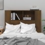 Armario cabecero marrón roble 100x18,5x104,5 cm de vidaXL, Cabeceros y pies de cama - Ref: Foro24-817266, Precio: 77,32 €