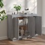 Sonoma graues Sperrholz-Sideboard 92x35x75 cm von vidaXL, Sideboards - Ref: Foro24-817241, Preis: 95,60 €, Rabatt: %
