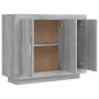 Sonoma graues Sperrholz-Sideboard 92x35x75 cm von vidaXL, Sideboards - Ref: Foro24-817241, Preis: 95,60 €, Rabatt: %