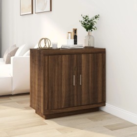 Sideboard aus braunem Eichensperrholz, 80 x 40 x 75 cm von vidaXL, Sideboards - Ref: Foro24-817236, Preis: 92,76 €, Rabatt: %