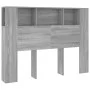 Mueble cabecero color gris Sonoma 140x18,5x104,5 cm de vidaXL, Cabeceros y pies de cama - Ref: Foro24-817271, Precio: 55,96 €...