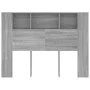 Mueble cabecero color gris Sonoma 140x18,5x104,5 cm de vidaXL, Cabeceros y pies de cama - Ref: Foro24-817271, Precio: 55,96 €...