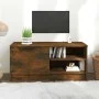 TV-Schrank aus geräuchertem Eichensperrholz, 80 x 35 x 36,5 cm von vidaXL, TV-Möbel - Ref: Foro24-817117, Preis: 47,43 €, Rab...