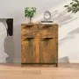 Sideboard aus geräuchertem Eichensperrholz, 60 x 30 x 70 cm von vidaXL, Sideboards - Ref: Foro24-816991, Preis: 70,36 €, Raba...