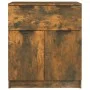 Sideboard aus geräuchertem Eichensperrholz, 60 x 30 x 70 cm von vidaXL, Sideboards - Ref: Foro24-816991, Preis: 70,36 €, Raba...