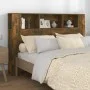 Kopfteilmöbel aus geräucherter Eiche, 160 x 18,5 x 104,5 cm von vidaXL, Kopf- und Fußteile - Ref: Foro24-817273, Preis: 63,89...