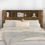 Smoked oak headboard furniture 160x18.5x104.5 cm by vidaXL, Headboards and footboards - Ref: Foro24-817273, Price: 64,67 €, D...
