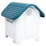 Blaue Hundehütte aus Polypropylen, 59 x 75 x 66 cm von vidaXL, Hundehütten - Ref: Foro24-152225, Preis: 76,01 €, Rabatt: %