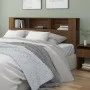 Oak brown headboard cabinet 200x18.5x104.5 cm by vidaXL, Headboards and footboards - Ref: Foro24-817281, Price: 87,01 €, Disc...