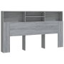 Mueble cabecero gris Sonoma 180x19x103,5 cm de vidaXL, Cabeceros y pies de cama - Ref: Foro24-817256, Precio: 68,40 €, Descue...