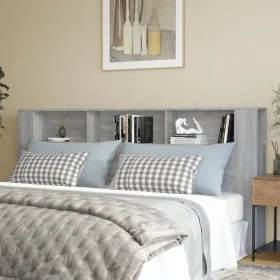 Sonoma gray headboard furniture 220x18.5x104.5 cm by vidaXL, Headboards and footboards - Ref: Foro24-817283, Price: 74,50 €, ...