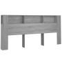 Mueble cabecero color gris Sonoma 220x18,5x104,5 cm de vidaXL, Cabeceros y pies de cama - Ref: Foro24-817283, Precio: 75,06 €...