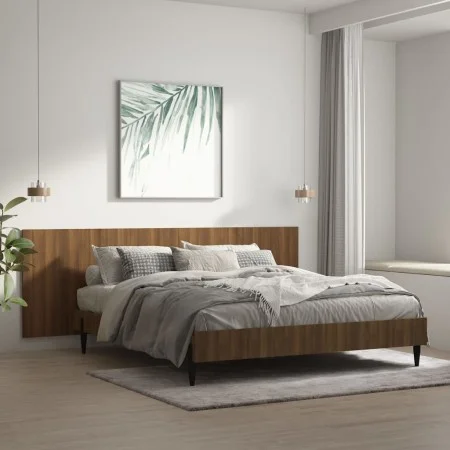 Wandkopfteil aus braunem Eichensperrholz, 240 x 1,5 x 80 cm von vidaXL, Kopf- und Fußteile - Ref: Foro24-816981, Preis: 69,32...