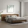 Wandkopfteil aus braunem Eichensperrholz, 240 x 1,5 x 80 cm von vidaXL, Kopf- und Fußteile - Ref: Foro24-816981, Preis: 69,32...