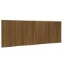 Brown oak plywood wall headboard 240x1.5x80 cm by vidaXL, Headboards and footboards - Ref: Foro24-816981, Price: 69,21 €, Dis...