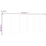 Wandkopfteil aus braunem Eichensperrholz, 240 x 1,5 x 80 cm von vidaXL, Kopf- und Fußteile - Ref: Foro24-816981, Preis: 69,32...