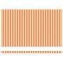 Toldo retráctil aluminio y tela amarillo y blanco 5x3 m
