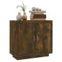 Sideboard aus geräuchertem Eichensperrholz, 80 x 40 x 75 cm von vidaXL, Sideboards - Ref: Foro24-817234, Preis: 79,74 €, Raba...