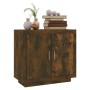Sideboard aus geräuchertem Eichensperrholz, 80 x 40 x 75 cm von vidaXL, Sideboards - Ref: Foro24-817234, Preis: 80,95 €, Raba...