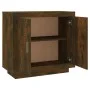 Smoked oak plywood sideboard 80x40x75 cm by vidaXL, Sideboards - Ref: Foro24-817234, Price: 79,74 €, Discount: %