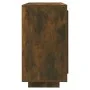 Smoked oak plywood sideboard 80x40x75 cm by vidaXL, Sideboards - Ref: Foro24-817234, Price: 79,74 €, Discount: %